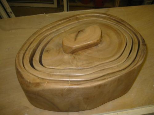 סט קערות עץ 1